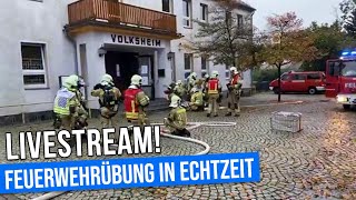 Einsatzübung im Livestream So läuft ein Feuerwehreinsatz ab [upl. by Oinimreh]