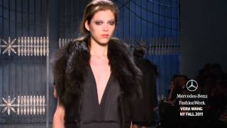 Vera Wang FALL 2011 COLLECTION MERCEDESBENZ FASHION WEEK [upl. by Ahen518]