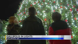 Gallipolis in Lights returns kicking off holiday season with fireworks [upl. by Imiaj436]