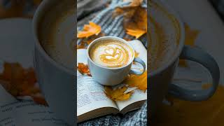 Warm Jazz Music for Relax Work and Books🍂Cozy Autumn Coffee shorts coffeejazzambience autumnjazz [upl. by Zaller]