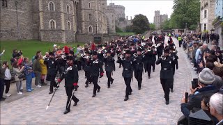 Changing the Guard at Windsor Castle  Thursday the 2nd of May 2024 [upl. by Meehar198]