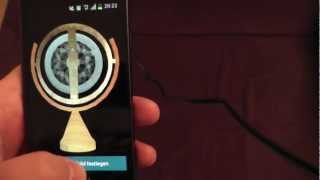 3D Mechanical Gyroscope Simulation  Android Live Wallpaper [upl. by Dougall]