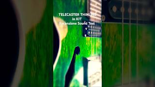 TELECASTER THINLINE in KIT Recensione e Sound Test faidate recensione telecaster diyguitar diy [upl. by Dnilasor]