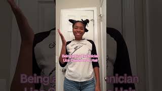 Lice Check on 4c Hair l African American Hair l Being a Lice tech explore hair [upl. by Yelyr]