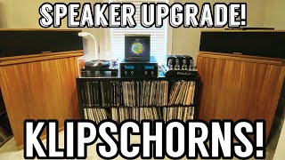 My Mindblowing New Speakers KLIPSCHORNS Legendary Klipsch Loudspeakers [upl. by Karissa]