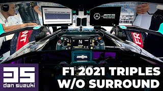 How to use Triple Screens in F1 2021 without nvidia Surround  AMD Eyefinity [upl. by Nevram]