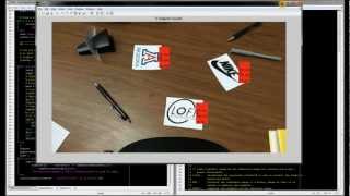 Machine Vision Using Image Moments Computed in Matlab [upl. by Yecam167]