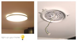 Tutorial Wie man eine Leuchte Lampe montiert und anschließt [upl. by Sale540]