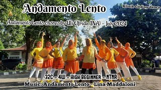 🎶 Andamento Lento  Line dance demo by Klinik Gading dance [upl. by Stefanie]