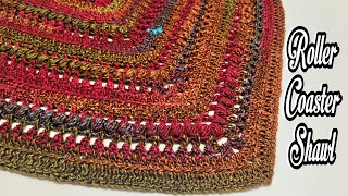 How To Crochet An Easy Beautiful Shawl With Any Yarn [upl. by Nylrebmik]