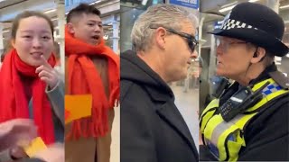 British YouTuber CONFRONTED By Angry Chinese quotCommunistsquot In London While Playing Piano [upl. by Elissa]