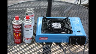 Coleman 1Burner Butane Camp Stove Review Followup [upl. by Allehs]