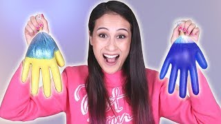 MYSTERY SLIJM HANDSCHOENEN CHALLENGE  Slime Sunday [upl. by Arias168]