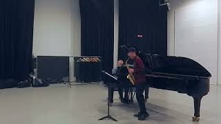 Roger Boutry Divertimento pour Saxophone Alto et Orchestre à Cordes ou Piano [upl. by Oaht]