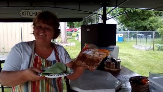 Cooking in our Outdoor Kitchen  Beef Fajitas [upl. by Ttocs]