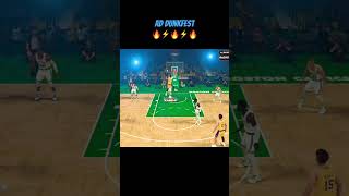 Anthony Davis Dunkfest vs Celtics Play Now Online YoDanny01 nba2k24 anthonydavis lakers [upl. by Danika]