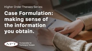 Case Formulation making sense of the information you obtain [upl. by Tilney]