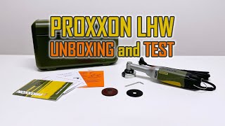 Proxxon LHW  Unboxing Test [upl. by Aihtibat170]