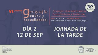 Sexto Seminario Latinoamericano de Geografía Género y Sexualidades 12 SEPTARDE [upl. by Ennyroc]