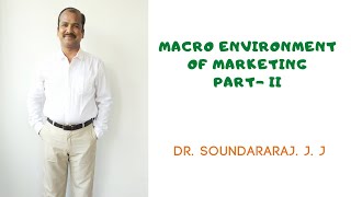 MACRO ENVIRONMENT OF MARKETING PART 2 [upl. by Louisa]