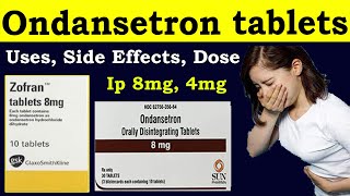 Ondansetron tablets  ondansetron tablets ip 8 mg 4 mg  ondansetron uses in hindi  Side effects [upl. by Husain885]