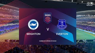 BRIGHTON VS EVERTON  WOMENS SUPER LEAGUE  EA FC 25 [upl. by Akemej]