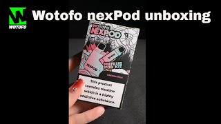 WOTOFO  nexPod unboxing [upl. by Naliorf]