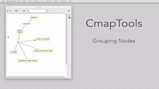 CmapTools Grouping Nodes [upl. by Amador]