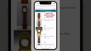 Schmidts Antiques Spring Clock Auctions on Live Auctioneers [upl. by Atinej609]