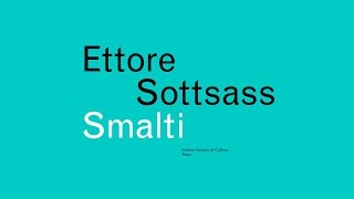 Ettore Sottsass Smalti 1958 [upl. by Naillimixam]