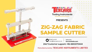 Swatch Cutter for Fabric Rexine Leather Zig Zag Fabric Sample Cutter Fabric Swatch Cutting [upl. by Oinoitna]