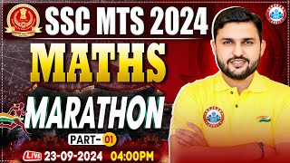 SSC MTS Maths Marathon Class 2024  SSC MTS Maths Classes 2024 By Rahul Teotia Sir [upl. by Ynolem891]