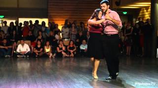 Dana Frigoli and Adrian Ferreyra 3 White tango festival 2013 Milonga quotMe Gustaquot [upl. by Combe]