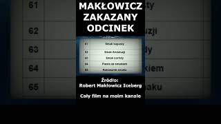 ZAKAZANY ODCINEK MAKŁOWICZA shorts [upl. by Clerc]