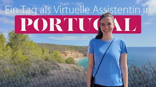 Zwischen Laptop und Meer  Ein Arbeitstag als Virtuelle Assistentin auf Reisen in Portugal [upl. by Noroj]