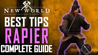 New World Rapier Weapon Guide and Gameplay Tips  Best Skills amp Abilities [upl. by Ettesus]