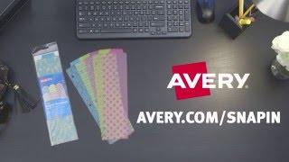 Save Your Space with Avery® Snapin Bookmarks [upl. by Gleeson]