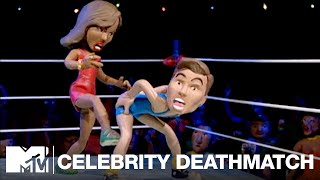 Mariah Carey vs Jim Carrey  Celebrity Deathmatch [upl. by Inohs782]