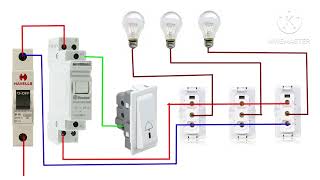 How to use Latching Relay at Your House Wiring latching Master electrician wiring [upl. by Jethro]