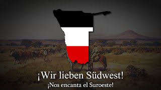 Südwesterlied  Himno colonial no oficial de la Namibia alemana [upl. by Buehler]