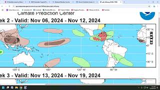 Tropics Quiet For Now But Development Likely Soon Caribbean Sea Winter Weather amp Severe Weather [upl. by Asenaj242]