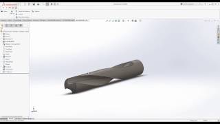 BACKWORKS 2017  SAVE AS SOLIDWORKS 2012  Solid Sweep [upl. by Anasor]