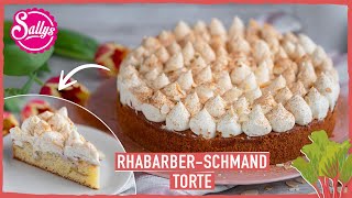 Rhabarber Schmand Torte  Sallys Welt [upl. by Nork]