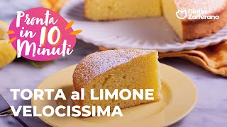 TORTA al LIMONE VELOCISSIMA SOFFICE GOLOSA e PRONTA in 10 MINUTI😋💛🍋 [upl. by Irek]