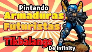 Cómo pintar Armaduras Futuristas con El nuevo Tikbalang de Infinity the Game [upl. by Ytisahcal228]