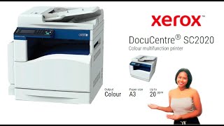 Xerox DocuCentre SC2020 Printer [upl. by Frankel]