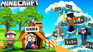 SZKOŁA VS TSUNAMI NAUCZYCIELI  MINECRAFT TSUNAMI CHALLENGE  Vito vs Bella [upl. by Nahtad]