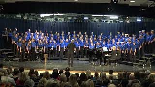 Hanerot Halalu Dodgen 7th Grade Chorus Winter 2024 [upl. by Dahij297]