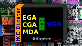 MCE Blaster MDACGAEGA to VGA Adapter Released [upl. by Vento275]