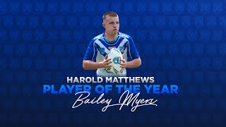 2022 Harold Matthews Cup Player of the Year Bailey Myers [upl. by Ema]